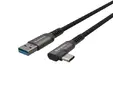 Кабел Genesis Cable USB-C(M)-USB-A(M) 3.1 GEN 1, 5GBS PD15W VR, 3m, Black