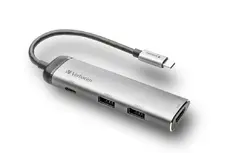 USB хъб Verbatim USB-C Multiport Hub USB 3.1 Gen1USB 3.0HDMI