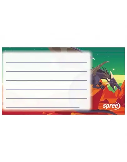 Етикети ученически Spree лепящи 160 броя