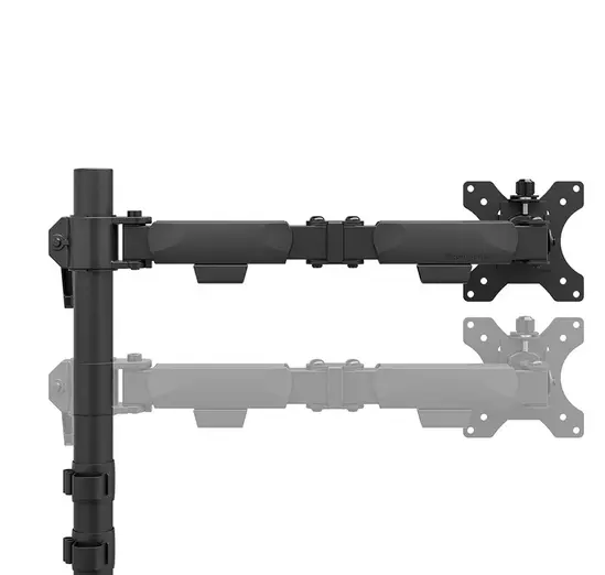 Стойка Neomounts Nero Single Flat Screen Desk Mount (phone holder+Quick-fix clampgrommet)