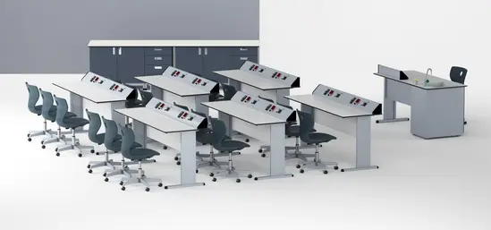 Кабинет TETRA по физика дигитален - проект по поръчка