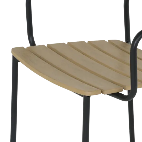 Градински стол ЙОВАН- седалка имитираща естествено дърво