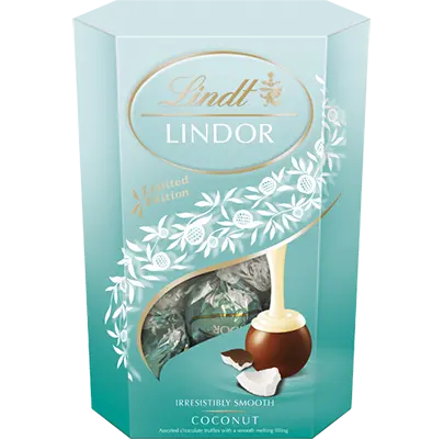 Бонбони Lindor Cornet 200гр., 1 бр.