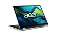 Лаптоп Acer Aspire Go Spin 14, AGSP14-31PT-3593, Intel i3 N355( up to 3.9GHz, 6MB), 14'' WUXGA (1920x1200) IPS Touch (pen supportive), 8GB DDR5 on board, SSD 256GB, HD Web cam, WiFi6 ax, BT 5.2, Win 11 Home