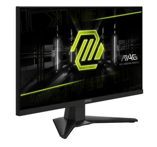 Монитор MSI MAG 244F, 23.8", 0.5ms, 200Hz, Rapid IPS, 1920x1080 (FHD), 16:9, AMD FreeSync Premium, 96% DCI-P3, AG, HDR Ready, 300 nits, 1000:1, DCR 100M:1, DP(1.2a), HDMI 2.0b, Tilt, VESA, Black, 2.9kg