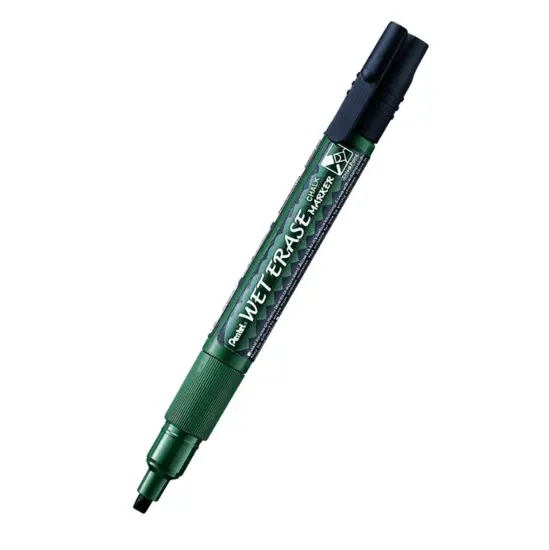 Маркер тебешир Pentel Wet Erase двустранен черен