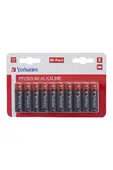 Батерия Verbatim ALKALINE BATTERY AA 20 PACK (HANGCARD)