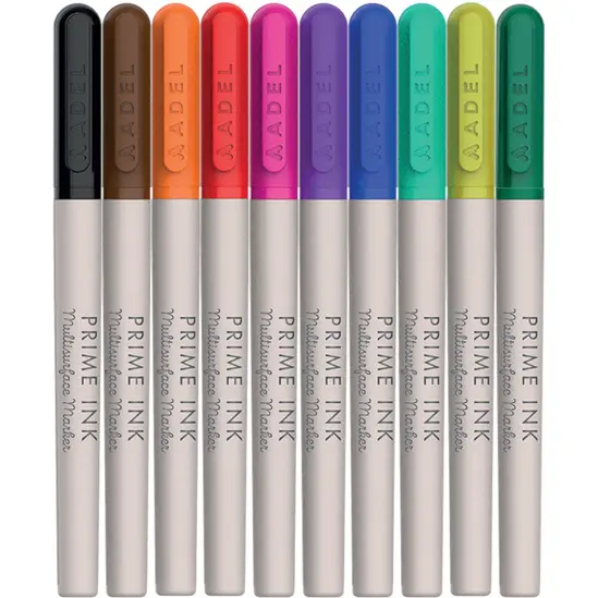 Перманентен маркер Adel Prime Ink 10 цвята
