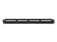 Пач панел Lanberg patch panel 24 port 1U 19' CAT.6a utp black