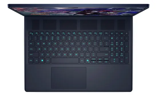 Лаптоп Dell Alienware 16X Aurora AC16251, Intel Core Ultra 5 235HX (24MB, 14C, 2.6 to 5.1 GHz P-Core), 16" WQXGA (2560x1600) 240Hz 3ms, 16GB (2x8GB) DDR5 5600 MTs, 512GB SSD, NVIDIA RTX 5060 8GB GDDR7, HD Cam and Mic, Wi-Fi 7, AlienFX RGB, Win11 Pro, 3Y 