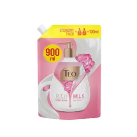 Течен сапун Teo Rich Milk пълнител 900 мл