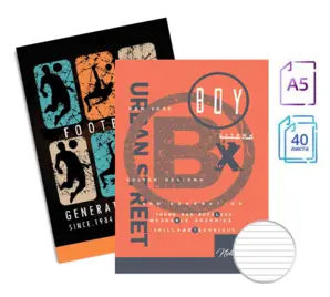 Тетрадка телчета А5 офсет 40 л редове