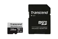 Памет Transcend 256GB microSD w adapter UHS-I U3 A2 Ultra Performance