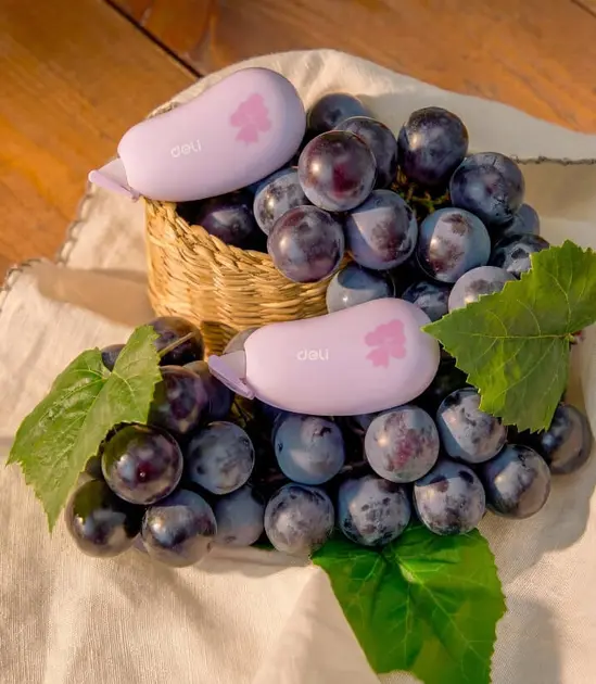 Коректор лента Deli 5 мм/8 м 4 броя - лилав