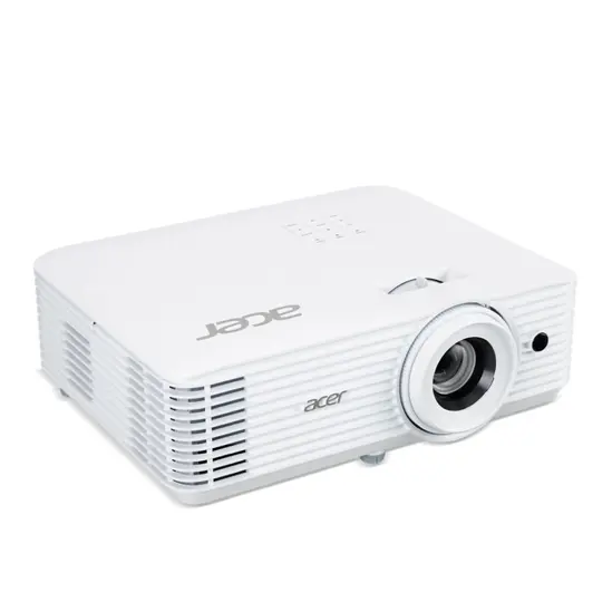 Мултимедиен проектор Acer Projector H6815ATV , DLP, 4K UHD (3840x2160), 4000 ANSI Lm, 10 000:1, HDR Comp., 247 oper., AndroidTV V10.0, 2xHDMI, VGA in, RS232, Audio inout, SPDIF, 10W, 3.1Kg, Lamp life up to 12000 hours, White+Acer T82-W01MW 82.5'