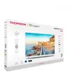 Телевизор Thomson 40" FHD Google TV; 1920 x 1080 (FHD), DLED, 60 Hz, HDR10, Dolby Audio, Google Cast, DVB-TT2CSS2, Wi-Fi, Bluetooth, LAN, HDMI 3 (1.4), USB 2 (2.0), Hotel mode, Side Feet, White