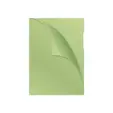 Джоб за документи L образен матиран 120 микр 100 бр- зелен