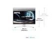 Монитор BenQ MOBIUZ EX271U, 27', 4K UHD, IPS, 1ms GtG, 165Hz, 120Hz for Console with eARC, Color Shuttle, FreeSync Premium, B.I.+ Gen2, HDRi and HDR400, Quickit, 1200:1, 95% P3, 400 nits, USB-C (DP alt. PD 65W),USB Hub, HDMI 2.1, DP, Height Adj. 100mm, Wh