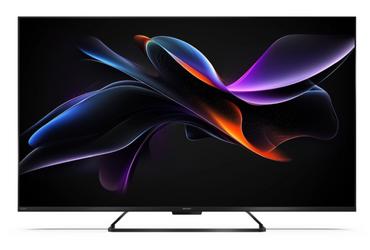 Телевизор Sharp 55HR7265E, 55' QLED  GOOGLE TV, 4K 144Hz Quantum Dot 3840x2160 Frameless, AQUOS AI, DVB-T/T2/C/S/S2, Active Motion 1400, HDR10, Dolby Atmos, Dolby Vision, DTS:X, Google Assistant, HDMI eARC, Mini Composite/CVBS + Audio input, USB, Wi-Fi, B