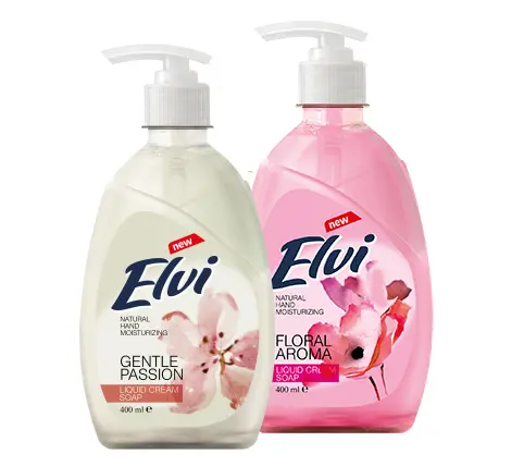 Течен сапун Elvi, помпа 400 мл.