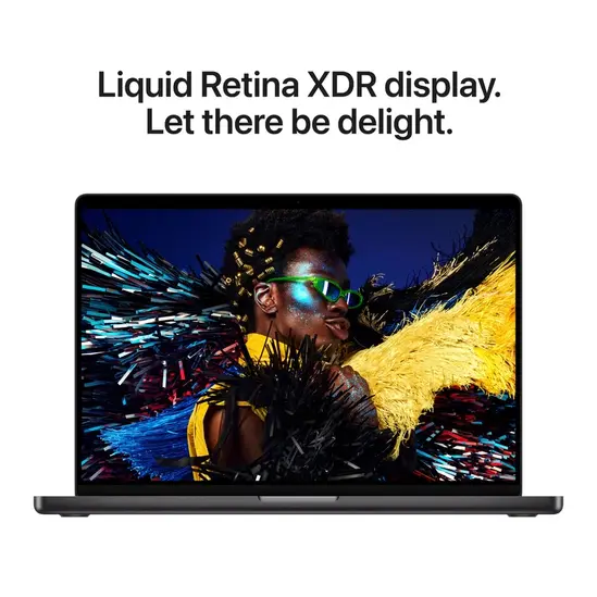 Лаптоп Apple 16-inch MacBook Pro: Apple M5 Pro chip with 18-core CPU and 20-core GPU, 24GB, 1TB SSD - Space Black