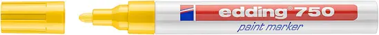 Перманентен лаков маркер Edding 750 жълт