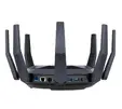 Рутер Asus Wireless Router, RT-AX89X, AX6000, 8x8 Dual-Band, Quad-Core 2.2GHz CPU, 256MB1GB FlashRAM, 10G port, SFP+ port, AiProtection Pro, Adaptive QoS, VPN serverclient, IPTV, OFDMA, MU-MIMO, Beamforming, Link Aggregation, Port forwarding, AiMesh, B