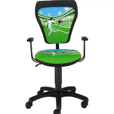 Детски стол La liga- черна база, футбол