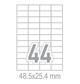 Самозалепващи етикети 48.5x25.4 44 бр.