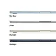 Лаптоп Apple MacBook Air 15.3: Apple M5 chip with 10-core CPU and 10-core GPU, 16GB, 1TB SSD - Starlight