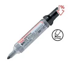 Маркер за бяла дъска Pentel Easyflo презареждащ черен