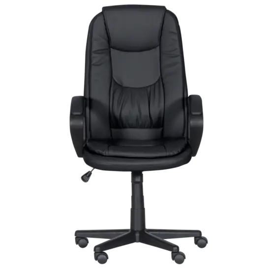 Директорски стол ЯСЕР- отпред, черен цвят