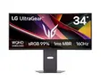 Монитор LG 34G600A-B, 34", UltraGear 21:9 Curved, VA, 1ms MBR, 5ms, WQHD (3440x1440), 160Hz, HDR 10, 4000:1, 300cdm2, sRGB 99%, Free-sync, NVIDIA G-SYNC Compatible, VRR, HDMI, DP, Speakers 5Wx2, LG Switch, Height, Swivel, Tilt, Black