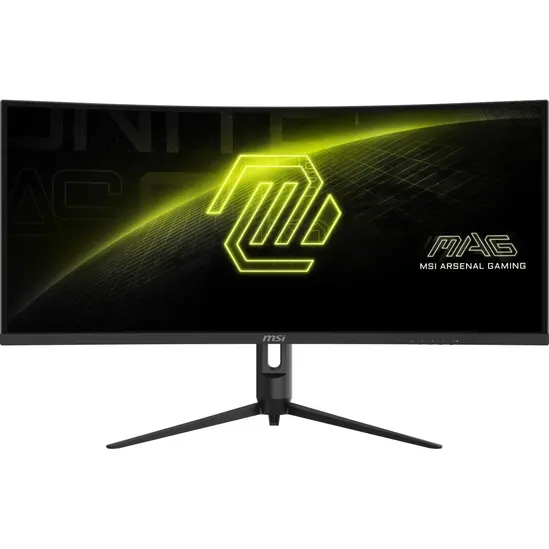 Монитор MSI MAG 342CQR E2 Gaming Monitor, 34", 1ms, 180Hz Curve 1500R VA, 3440x1440, AMD FreeSyncPremium, AI Vision, Console Mode, HDR Ready, 300nits AG, 1.07B, 3000:1, 100M:1, DP(1.4a), 2xHDMI(2.0b), Headphone out, Pivot, Heigh Adj., VESA 75, Black, 6.95
