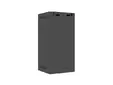 Комуникационен шкаф Lanberg rack cabinet 10' wall-mount 12U280x310 (flat pack) with glass door black