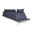 Триместен диван ОБОРИЩЕ SDN 03 - сниман отстрани, син цвят