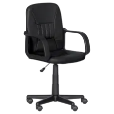 Работен стол МИНА- сниман отстрани, черен цвят