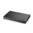 Комутатор ZyXEL XGS1935-28, 28 Port Smart Managed Switch, 24x Gigabit Copper and 4x 10G SFP+, hybrid mode, standalone or NebulaFlex Cloud