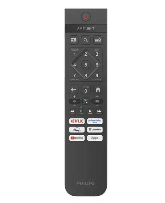 Телевизор Philips 55PUS7810/12, 55" 4K UHD QLED, 3840x2160p, 60Hz, DVB-T/T2/T2-HD/C/S/S2, 60Hz, 3 sided Ambilight, Pixel Precise UHD, HDR+, 90% DCI, Titan OS, Dolby Atmos & DTS:X, 3*HDMI, 2*USB, VRR, 802.11ac, BT 5.2, Philips EasyLink 2.0, 20W RMS, Black