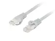 Кабел Lanberg patchcord CAT.6 UTP LSZH CCA 1m Fluke Passed, Grey