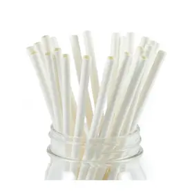 Сламки Ф8 хартиени 100 бр.