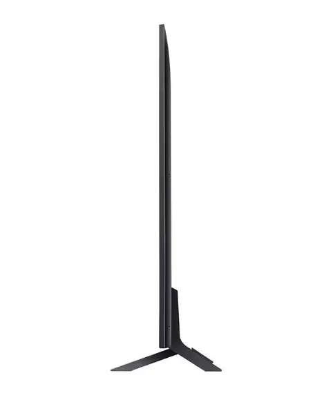 Телевизор LG 65QNED80T3A, 65" 4K QNED HDR Smart TV, 3840x2160, DVB-T2CS2, Alpha 5 AI 4K Gen7, HDR 10 PRO, webOS 24 ThinQ, 4K Upscaling, WiFi 5, Voice Controll, Bluetooth 5.1, AirPlay 2, LAN, CI, HDMI, SPDIF, 2 pole Stand , Silver