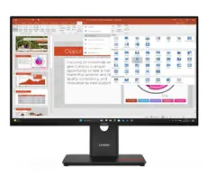 Монитор Lenovo ThinkVision T27-40 27" IPS, WLED, 1920x1080, 4ms, 48Hz - 120Hz, 300 cd/m2, 1500:1, HDMI, DP, VGA, USB hub, Tilt, Swivel, Pivot, Height Adjust Stand