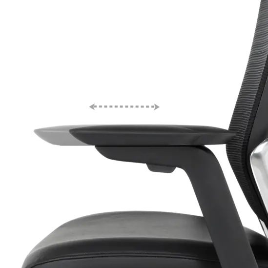 Работен стол АРЕС- подлакътници, напред-назад