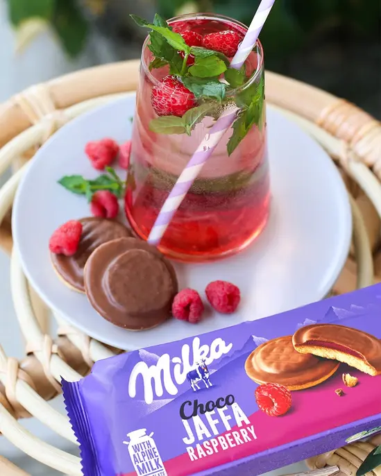 Бисквити Milka Jaffa 128 гр