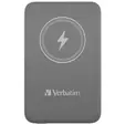 Външна батерия Verbatim MCP-10GY Power Pack 10000 mAh with UBS-C PD 20W  Magnetic Wireless Charging 15W Grey