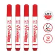 Маркер за бяла дъска FO-WB03 червен 4 броя с пиктограми