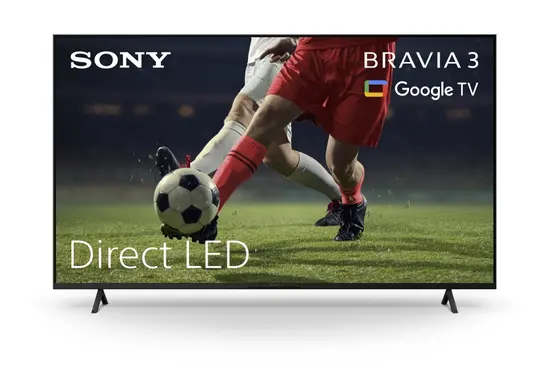 Телевизор Sony K-50S35 50" 4K HDR TV BRAVIA 3 ,Direct LED,4K HDR Processor X1 ,Triluminos PRO, Live Colour,Dynamic Contrast Enhancer,Motionflow XR 200/240 Hz,X-Balanced Speaker,Dolby Atmos,DVB-C / DVB-T/T2 / DVB-S/S2,4xHDMI,2xUSB,Android TV, Google TV