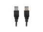 Кабел Lanberg USB-A M/M 2.0 cable 1.8m black