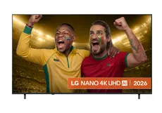 Телевизор LG 85NU850B3LA, 85" 4K Ultra HD Smart TV, 3840x2160, DVB-T2/C/S2, Alpha 7 AI Processor, HDR10 / HLG, webOS 26 ThinQ, VRR / ALLM / HGiG, 4K Super Upscaling, WiFi 5, Voice Controll, Bluetooth 5.3, AirPlay 2, LAN, CI, HDMI eARC,AI Sound Pro, Google